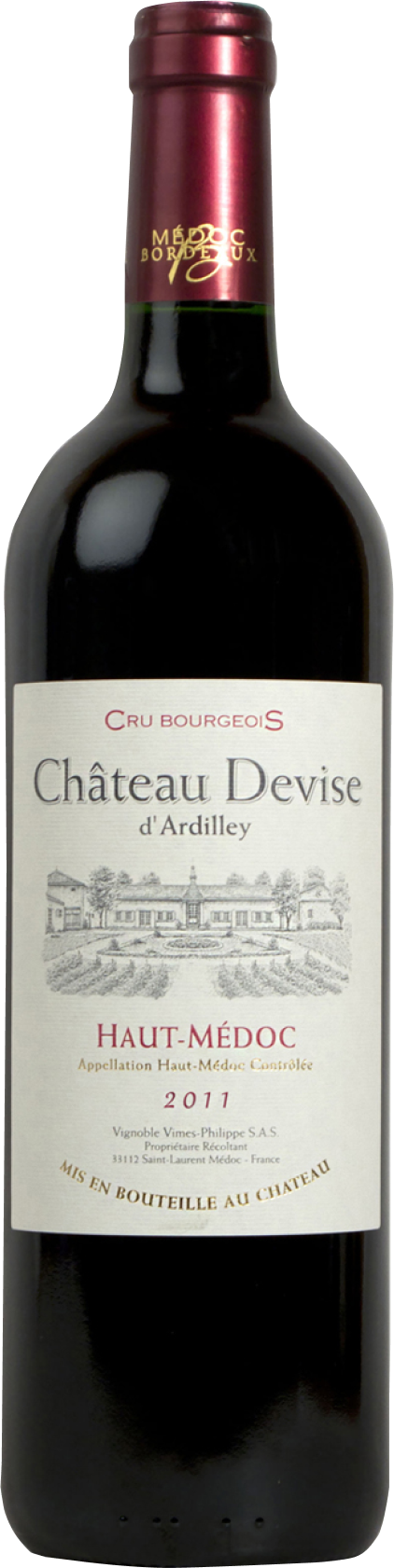 Chateau Devise d'Ardilley, Haut Medoc, 2011