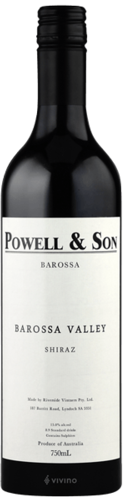 Powell and Son, Barossa Valley Shiraz, 2017