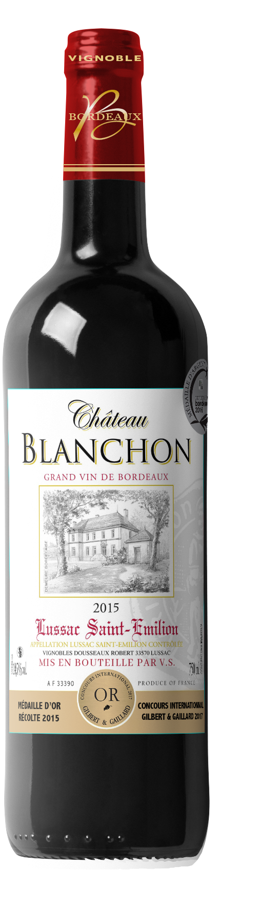 Chateau Blanchon, Lussac Saint-Emilion, 2015
