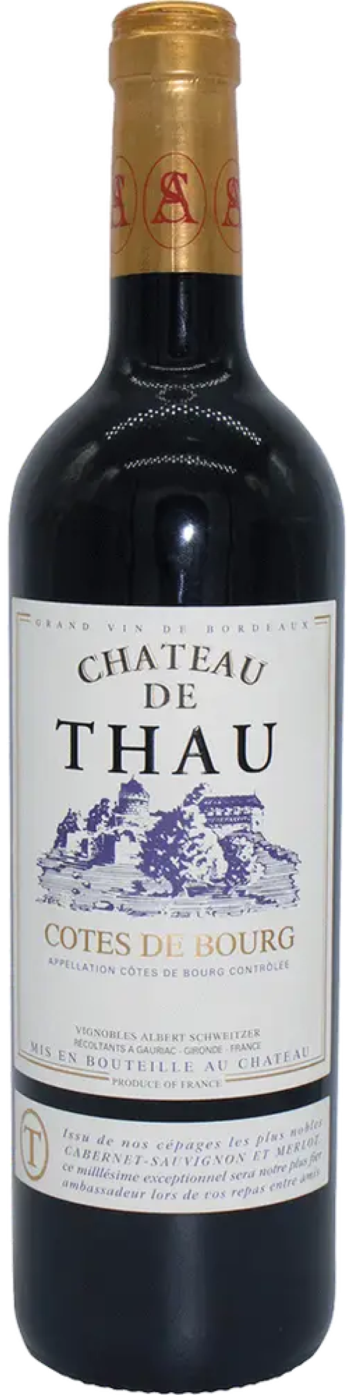 Chateau de Thau, Cotes de Bourg, 2022