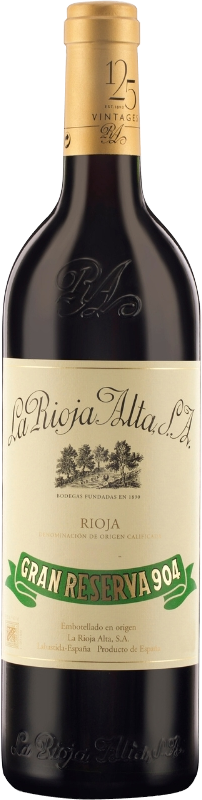La Rioja Alta S.A., Gran Reserva 904 Seleccion Especial, 2015