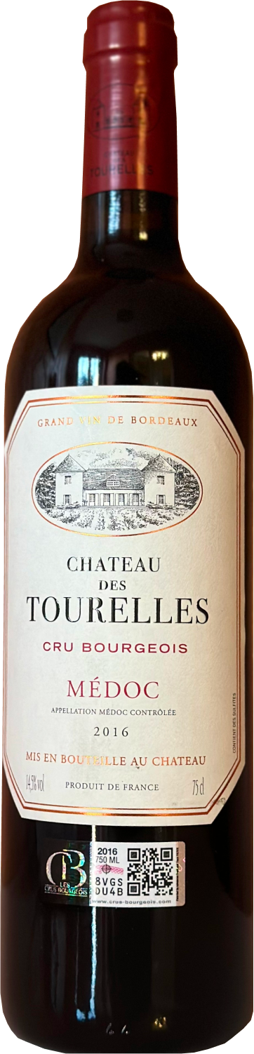 Château des Tourelles, Médoc Cru Bourgeois, 2016
