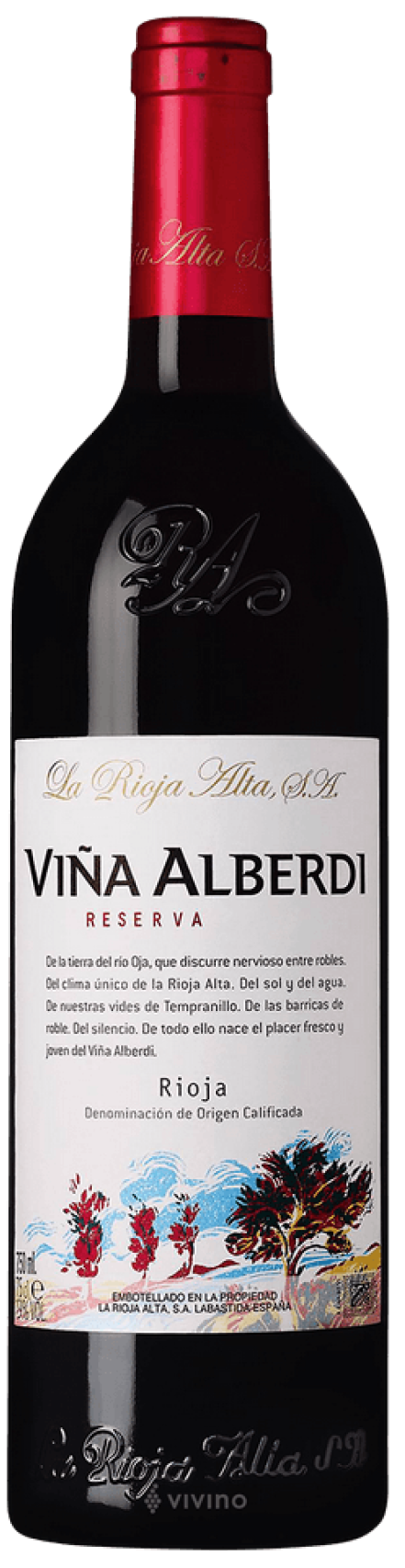 La Rioja Alta S.A., Vina Alberdi Reserva, 2018