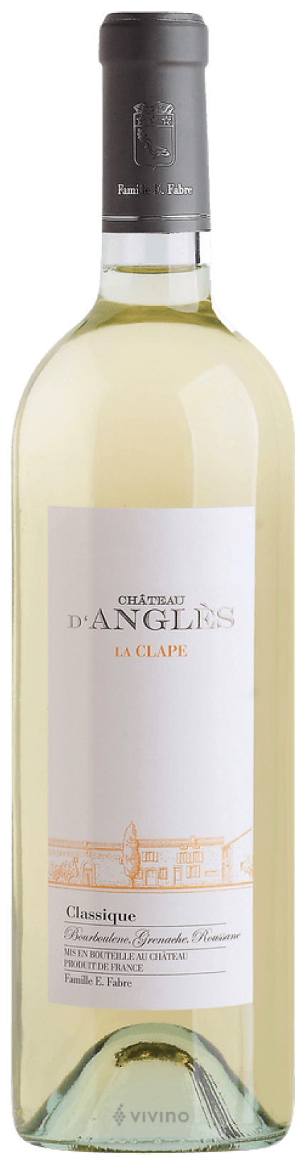 Chateau D'Angles,  La Clape Blanc, 2021