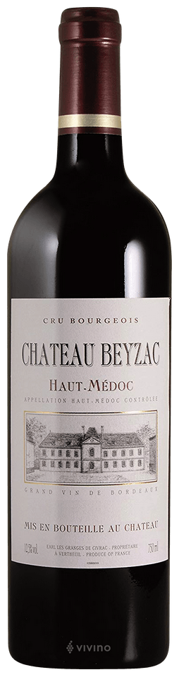 Château Haut Beyzac, Rouge Haut Médoc Cru Bourgeois, 2016