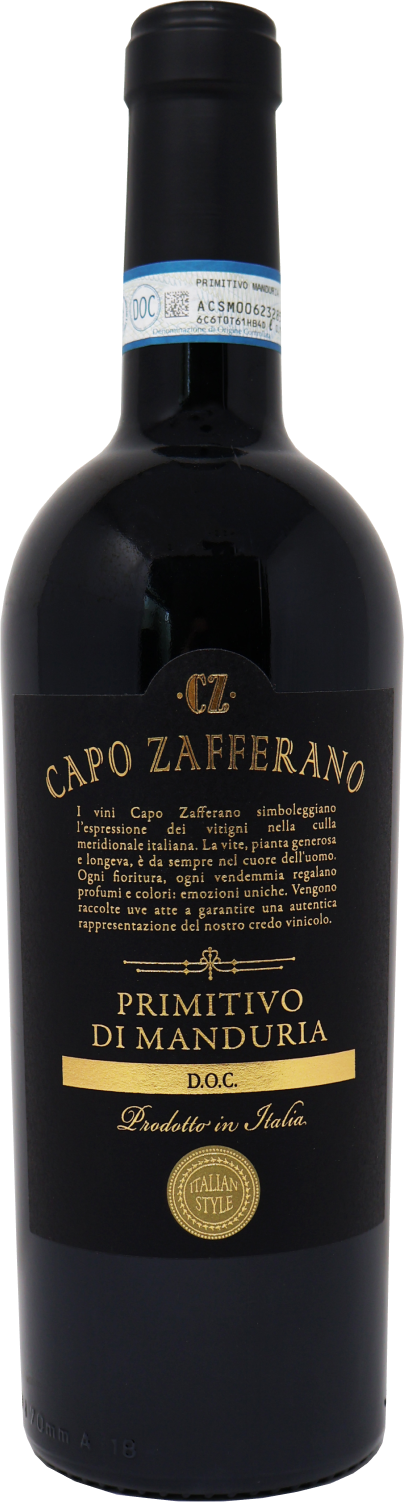 Capo Zafferano , Primitivo di Manduria , 2022
