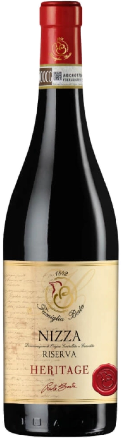 Famiglia Berta,  Nizza Riserva Heritage, 2019