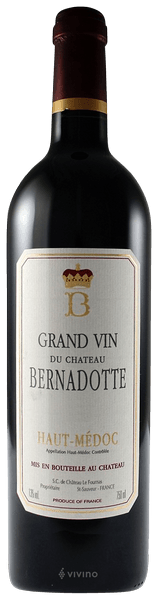 Chateau Bernadotte, Haut Medoc, 2011