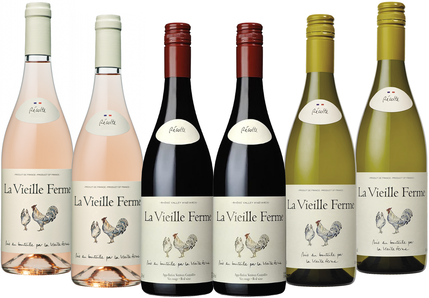 Famille Perrin, Mixed case of Chicken Wine!, NV